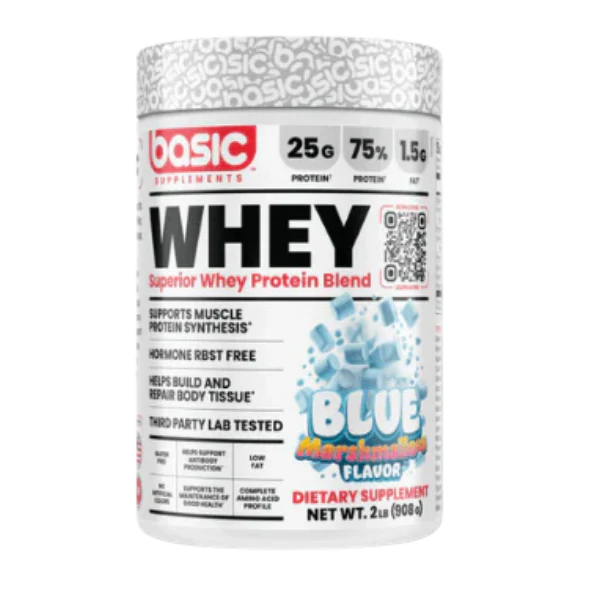 Basics Whey Protein 2lb Blue Marshmallow