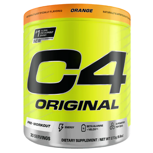 C4 Original Pre Workout Orange 30 Serves New Formula