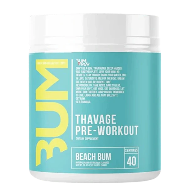 CBUM Thavage Pre-Workout Beach Bum 40 Serves