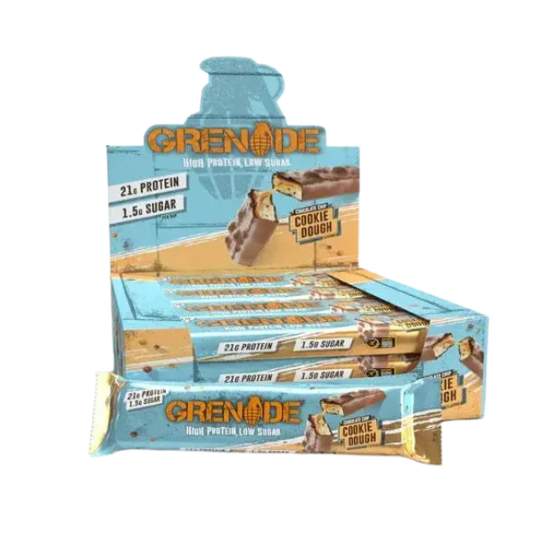GRENADE PROTEIN BAR CHOC CHIP COOKIE DOUGH 60g
