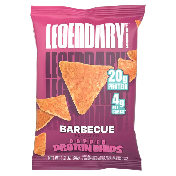 Legendary Foods Protein Pop Chips BBQ 34G