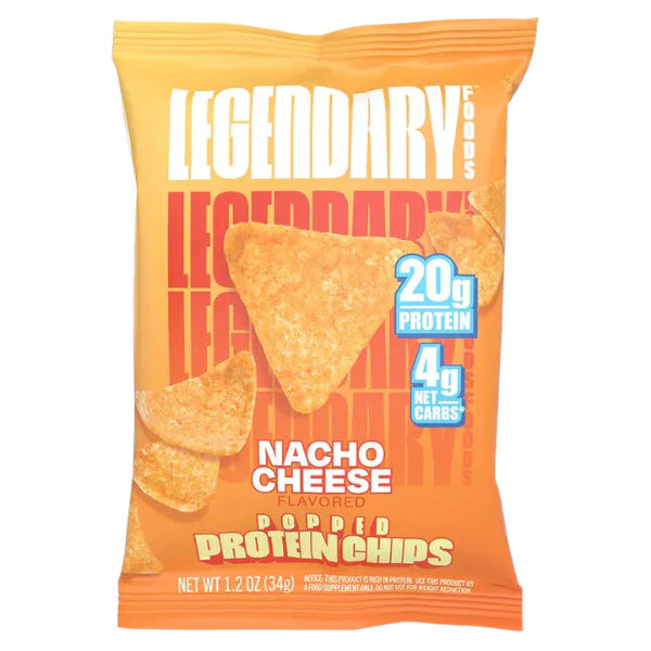Legendary Foods Protein Pop Chips Nacho Cheese 34G