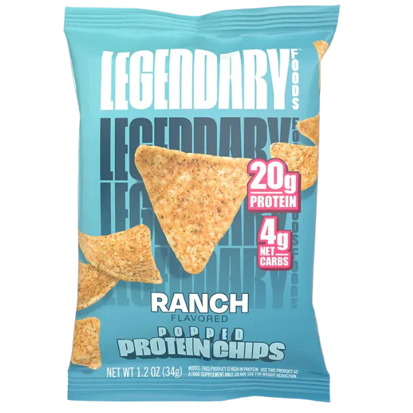 Legendary Foods Protein Pop Chips Ranch 34G