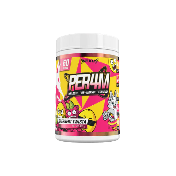 Nexus Per4m Pre-Workout Sherbet Twista 50 Serves