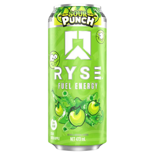 Ryse Energy Sour Punch Green Apple 473ml